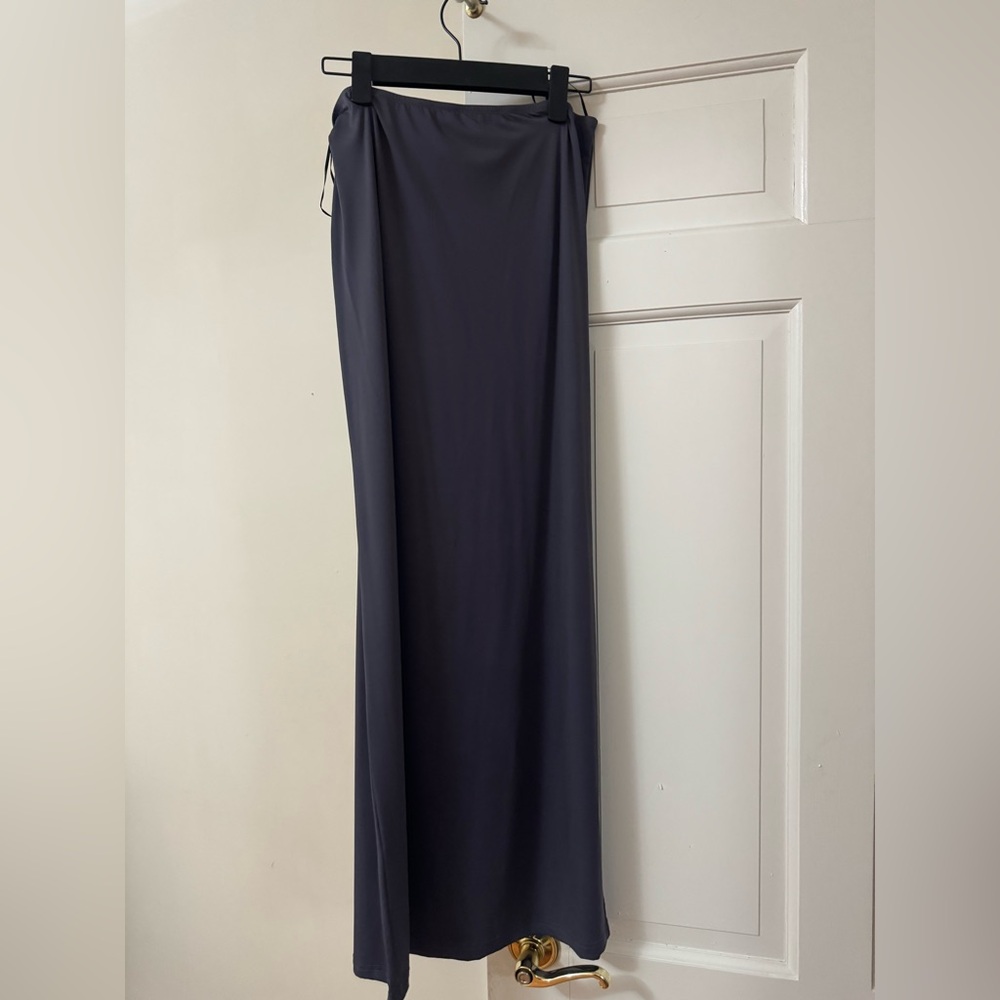 Princess Polly Gray Midi Skirt